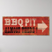 BBQ Pit Poster (Voorkant)