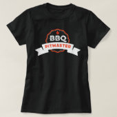 BBQ Pitmaster distressed graphic T-shirt (Design voorkant)