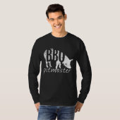 BBQ Pitmaster Pig Grill Grill Vaderdag Gift T-shirt (Voorkant volledig)