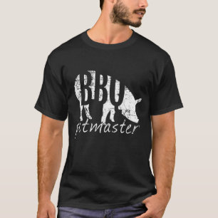 BBQ Pitmaster Pig Grill Grill Vaderdag Gift T-shirt