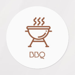 BBQ Planner / Organizer Sticker / Labels