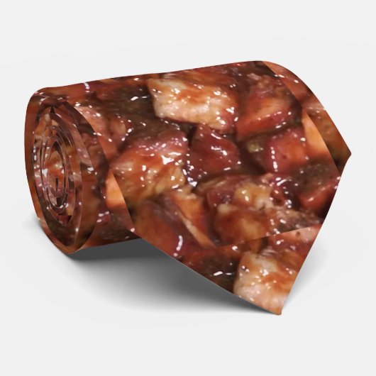 BBQ-pork Stropdas (Opgerold)