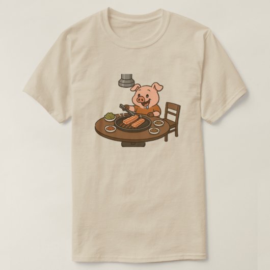 BBQ-pork T-shirt (Design voorkant)