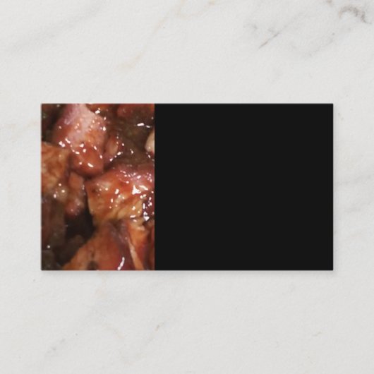 BBQ-pork Visitekaartje (Voorkant)