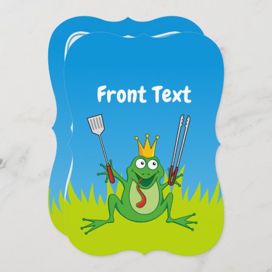 BBQ Prince Kaart (Voorkant / Achterkant)