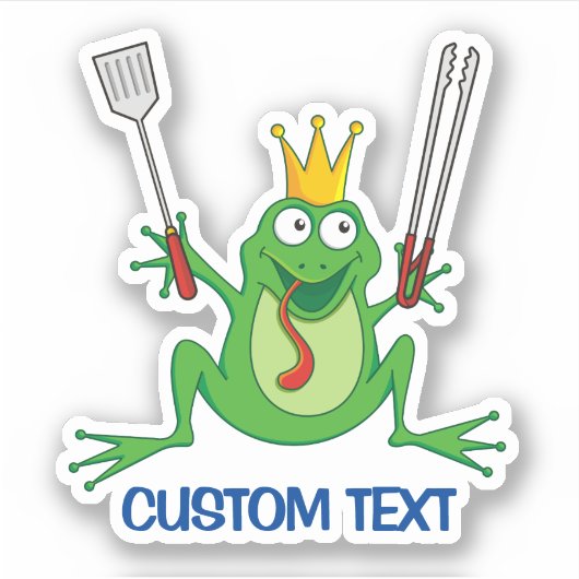 BBQ Prince Sticker (Voorkant)