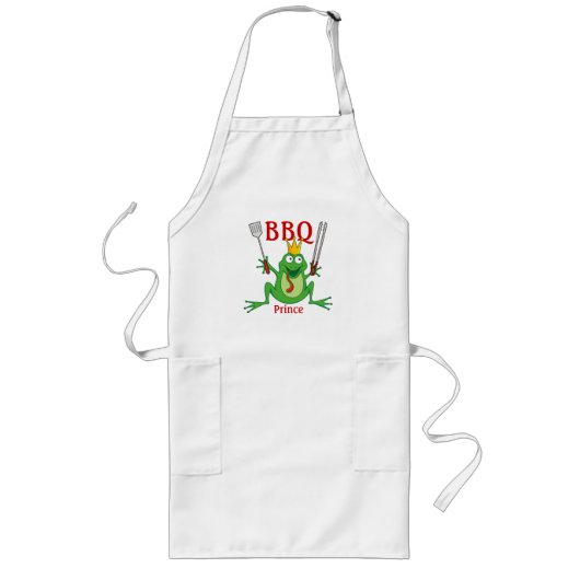 BBQ prins Lang Schort (Voorkant)