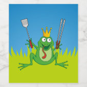 BBQ-printer Wijn Etiket (Enkel label)