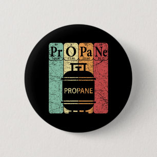 BBQ Propaan Periodic Table Elements Grill BBQ Lief Ronde Button 5,7 Cm