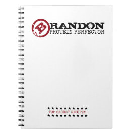 BBQ PROTEIN PERFECTOR Funny 'Top Secret' Recipe Notitieboek