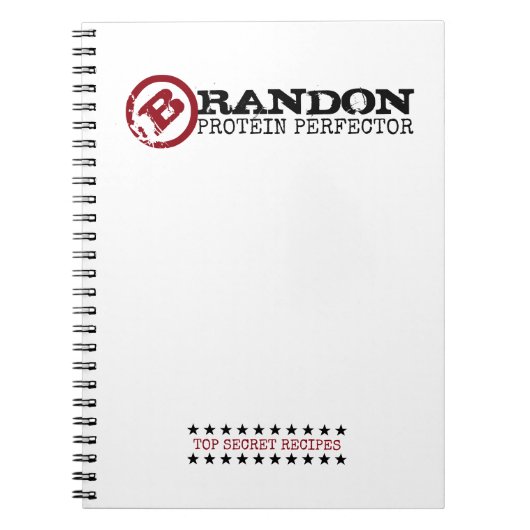 BBQ PROTEIN PERFECTOR Funny 'Top Secret' Recipe Notitieboek (Voorkant)