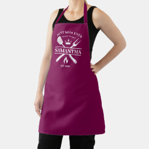 BBQ Queen Barbecue gepersonaliseerd Beste moeder Schort