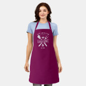 BBQ Queen Barbecue gepersonaliseerd | Beste moeder Schort (Gedragen)
