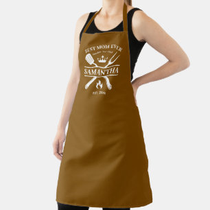 BBQ Queen Barbecue gepersonaliseerd Beste moeder Schort