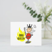 BBQ Queen Briefkaart (Staand voorkant)