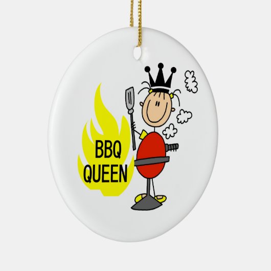 BBQ Queen Keramisch Ornament (Rechts)