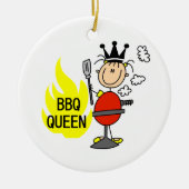 BBQ Queen Keramisch Ornament (Voorkant)