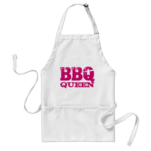 BBQ Queen-pron voor vrouwen Standaard Schort (Voorkant)