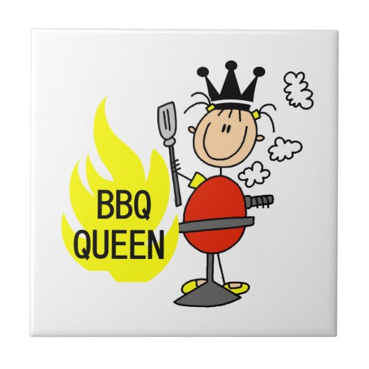 BBQ Queen Tegeltje (Voorkant)
