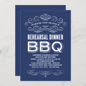  BBQ | REHEARSAL DINNER BBQ KAART (Voorkant / Achterkant)