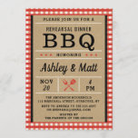 BBQ Rehearsal Dinner Invitation Kaart<br><div class="desc">BBQ Rehearsal Dinner Invitation.

Kan voor een andere gebeurtenis worden aangepast!

U kunt lettertypen,  lettertypekleuren en tekengrootten wijzigen! U kunt op de koppeling klikken,  "Klik om verder aan te passen" om de lettertypestijlen,  de lettertypekleur en de tekengrootten tijdens de aanpassing van de uitnodiging te wijzigen.</div>