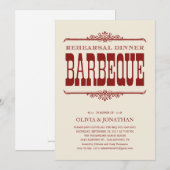  BBQ-repetities Kaart (Voorkant / Achterkant)