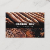 BBQ Restaurant Grill Smoke Company Visitekaartje (Voorkant)