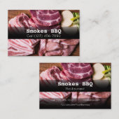 BBQ Restaurant Grill Smoke Company Visitekaartje (Voorkant / Achterkant)