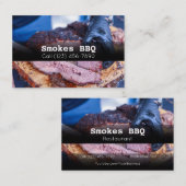 BBQ Restaurant Grill Smoke Company Visitekaartje (Voorkant / Achterkant)