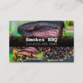 BBQ Restaurant Grill Smoke Company Visitekaartje (Voorkant)