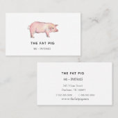 BBQ resturend Visitekaartje (Voorkant / Achterkant)