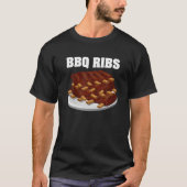 BBQ Ribs Group Halloween Kostuum T-shirt (Voorkant)