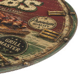 BBQ Ribs Smokehouse Barbecue Grill Master Gift Snijplank (Hoek)
