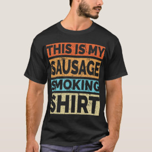 BBQ-roker Dit is de vintag 'Mijn worstroken' T-shirt
