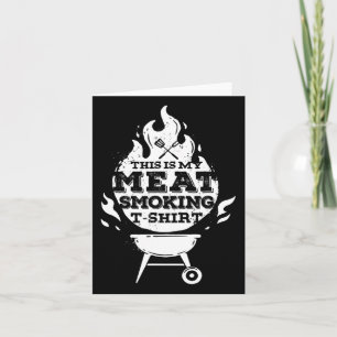 BBQ roker  Dit is mijn vlees roken Kaart