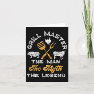 BBQ roker grill meester van het Man The Myth The L Kaart