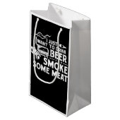 BBQ Roking Pitmaster Gift Drink Beer Smoke Vlees Klein Cadeauzakje (Voorkant Gekanteld)