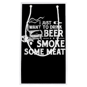 BBQ Roking Pitmaster Gift Drink Beer Smoke Vlees Klein Cadeauzakje
