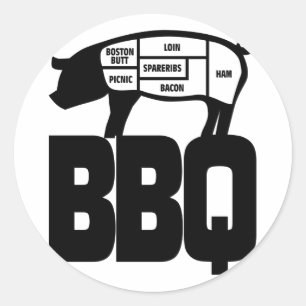 BBQ RONDE STICKER
