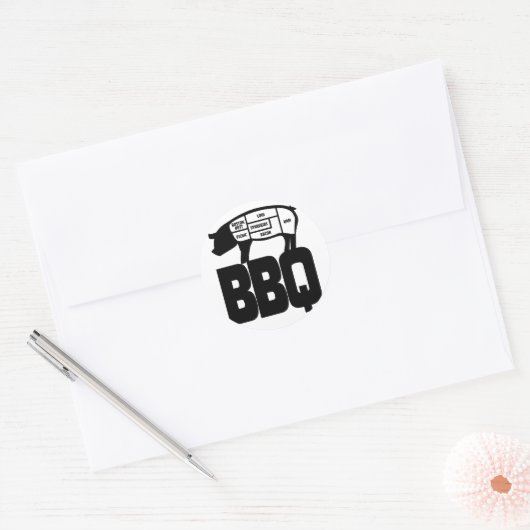 BBQ RONDE STICKER (Envelop)