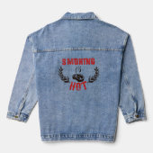 BBQ, rook & grill - Roken Heet Denim Jacket (Achterkant)