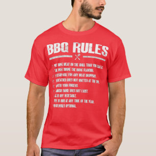 BBQ Rules - Barbeque Smoker BBQ T-shirt