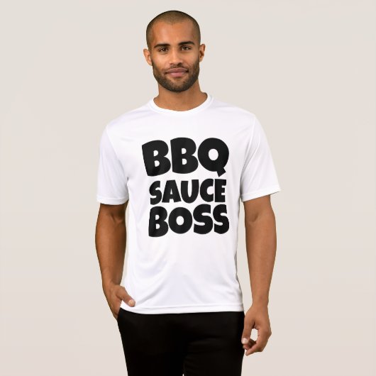 BBQ SAUCE BOSS DAD T-SHIRT (Voorkant volledig)