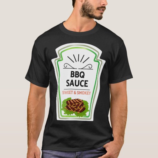 BBQ Sauce Halloween Costume T-shirt (Voorkant)