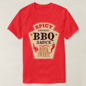 Bbq Sauce Hot Spicy Grill Ketchup Barbeque Hwe T-shirt (Design voorkant)