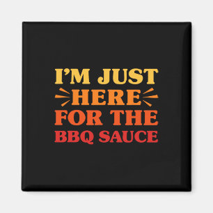 BBQ Sauce I Love BBQ Sauce Funny Food Lover Magneet