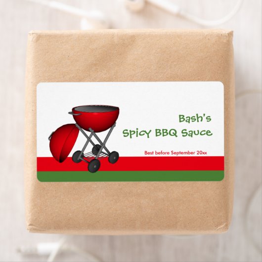 BBQ Sauce Jar Label (Insitu)