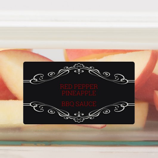 BBQ SAUCE SUMMER FUN CUSTOM LABELS (Aangebracht)