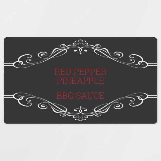 BBQ SAUCE SUMMER FUN CUSTOM LABELS (Design 1)