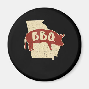 BBQ saus Barbecuechef Vlees Cook Gift Magneet